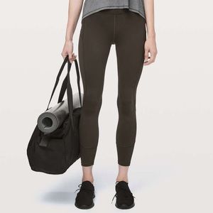 Lululemon In Movement 25” Legging in dark olive